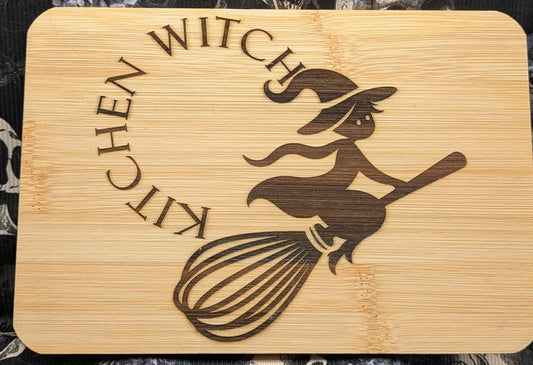 Kitchen Witch on a Whisk